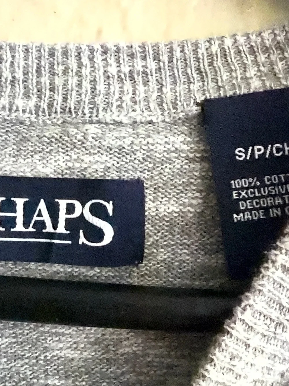 Chaps crewneck sweater
